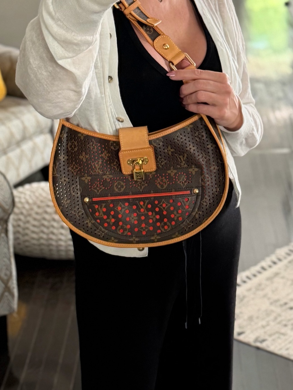Louis Vuitton Monogram Perforated orig purchased from Von Maur trunk show - Picture 5 of 15